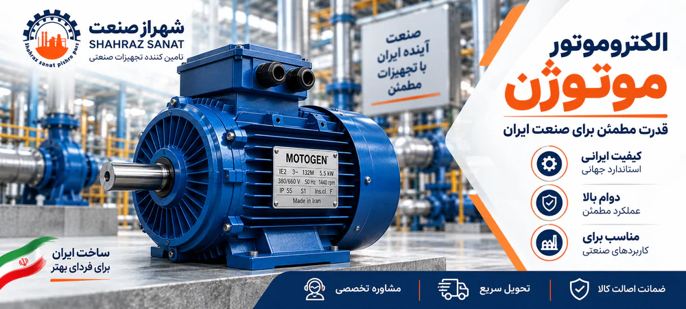 الکتروموتور موتوژن تبریز